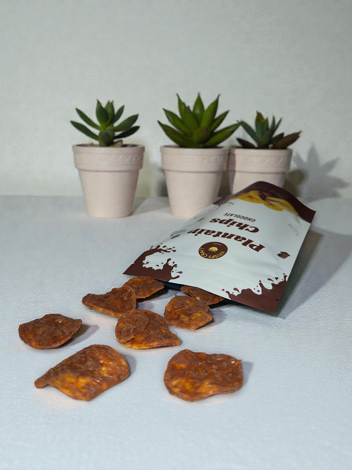 Chocolate Plantain Banana Chips