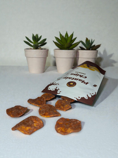 Chocolate Plantain Banana Chips