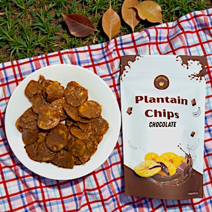 Chocolate Plantain Banana Chips