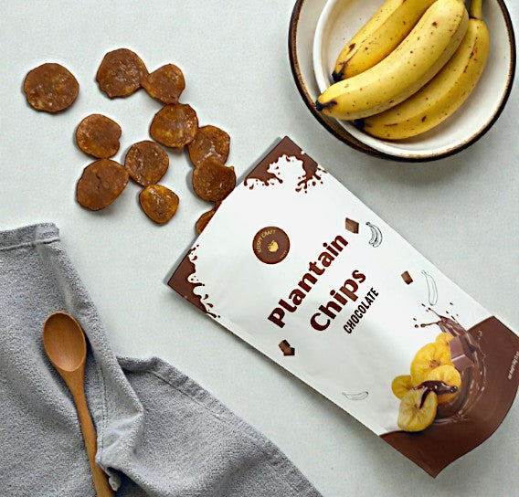 Chocolate Plantain Banana Chips