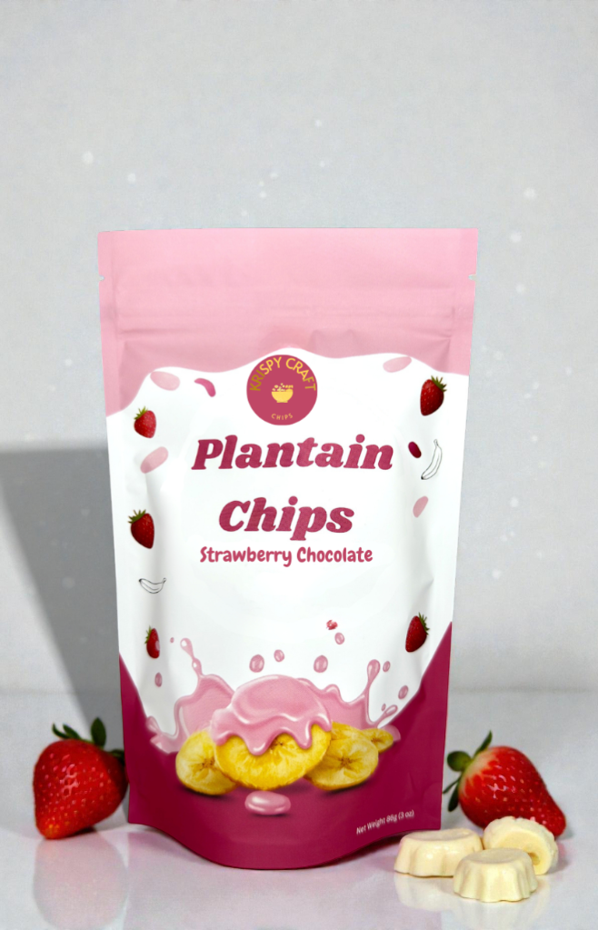 Strawberry Plantain Banana Chips