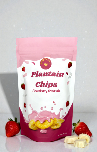 Strawberry Plantain Banana Chips