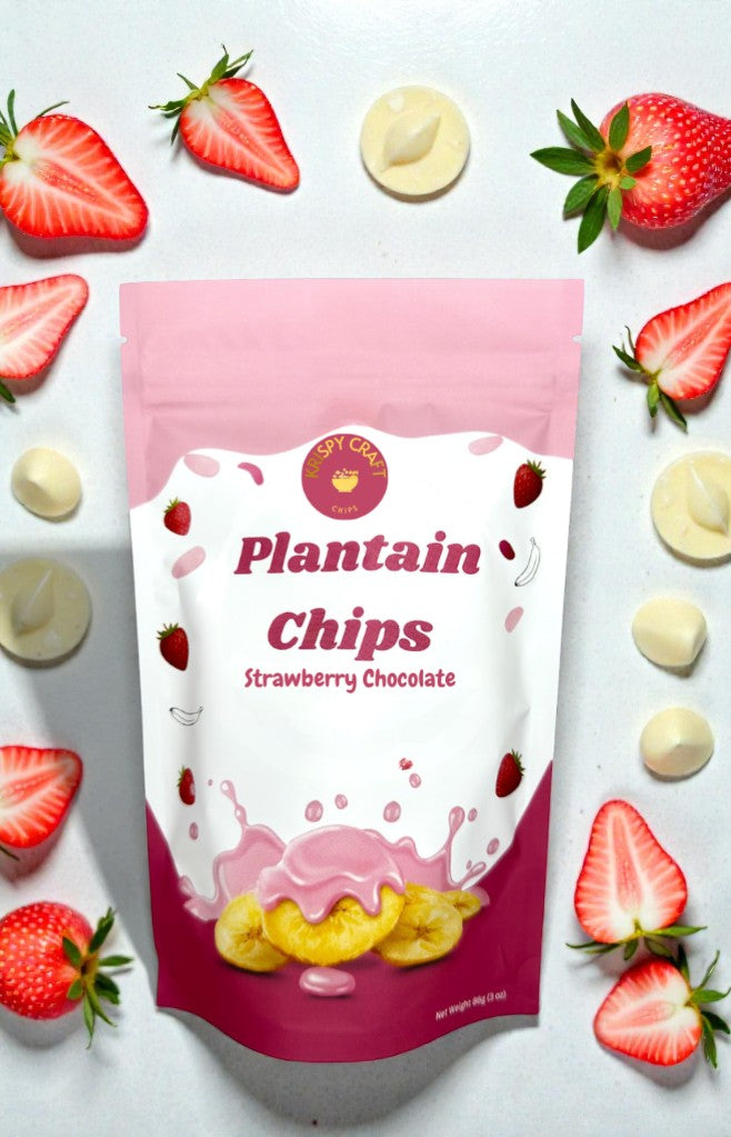 Strawberry Plantain Banana Chips