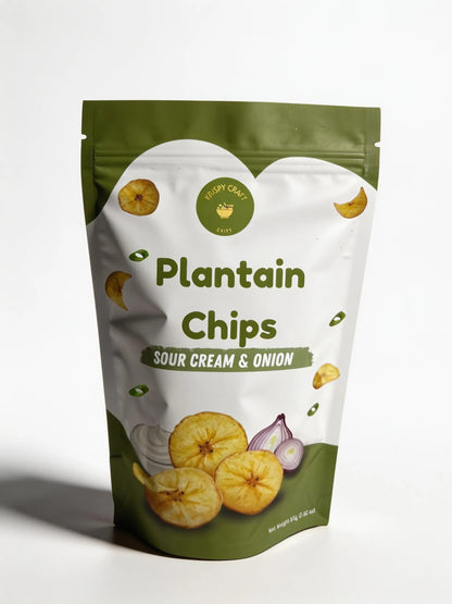 Sour Cream & Onion Plantain Banana Chips