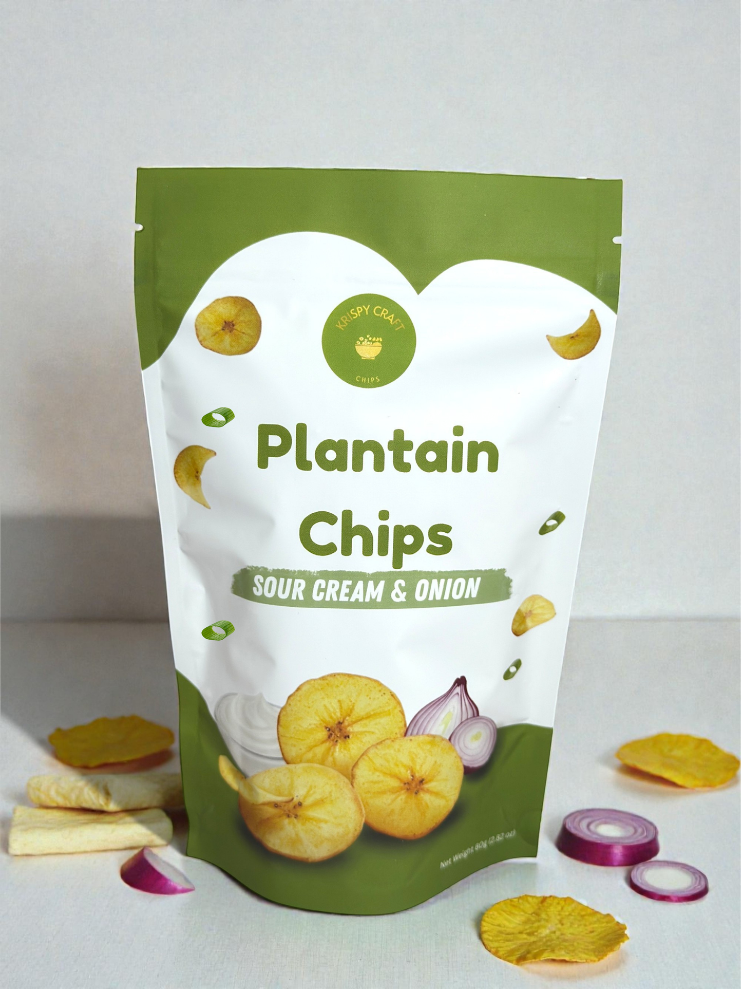 Sour Cream & Onion Plantain Banana Chips