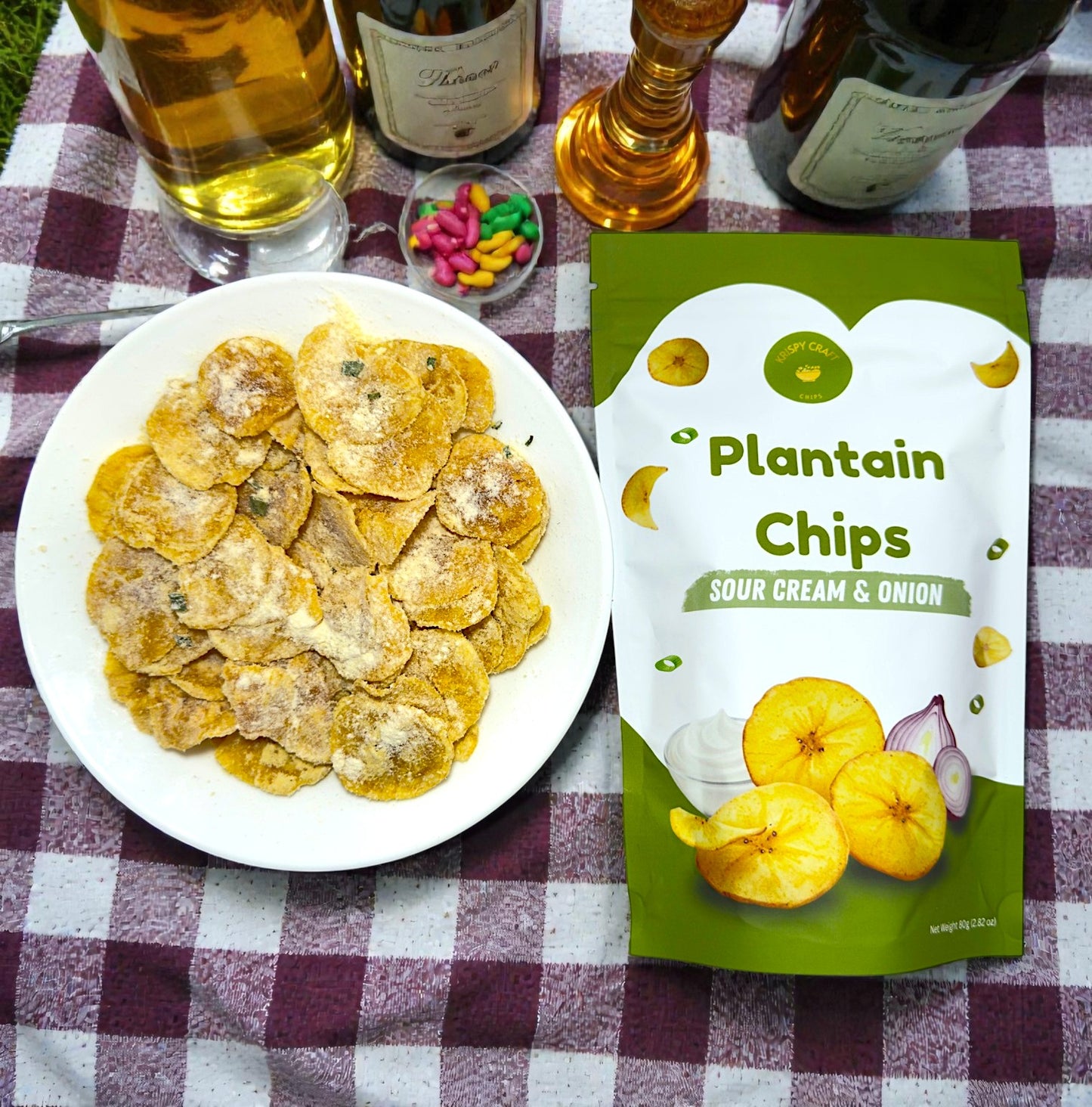 Sour Cream & Onion Plantain Banana Chips