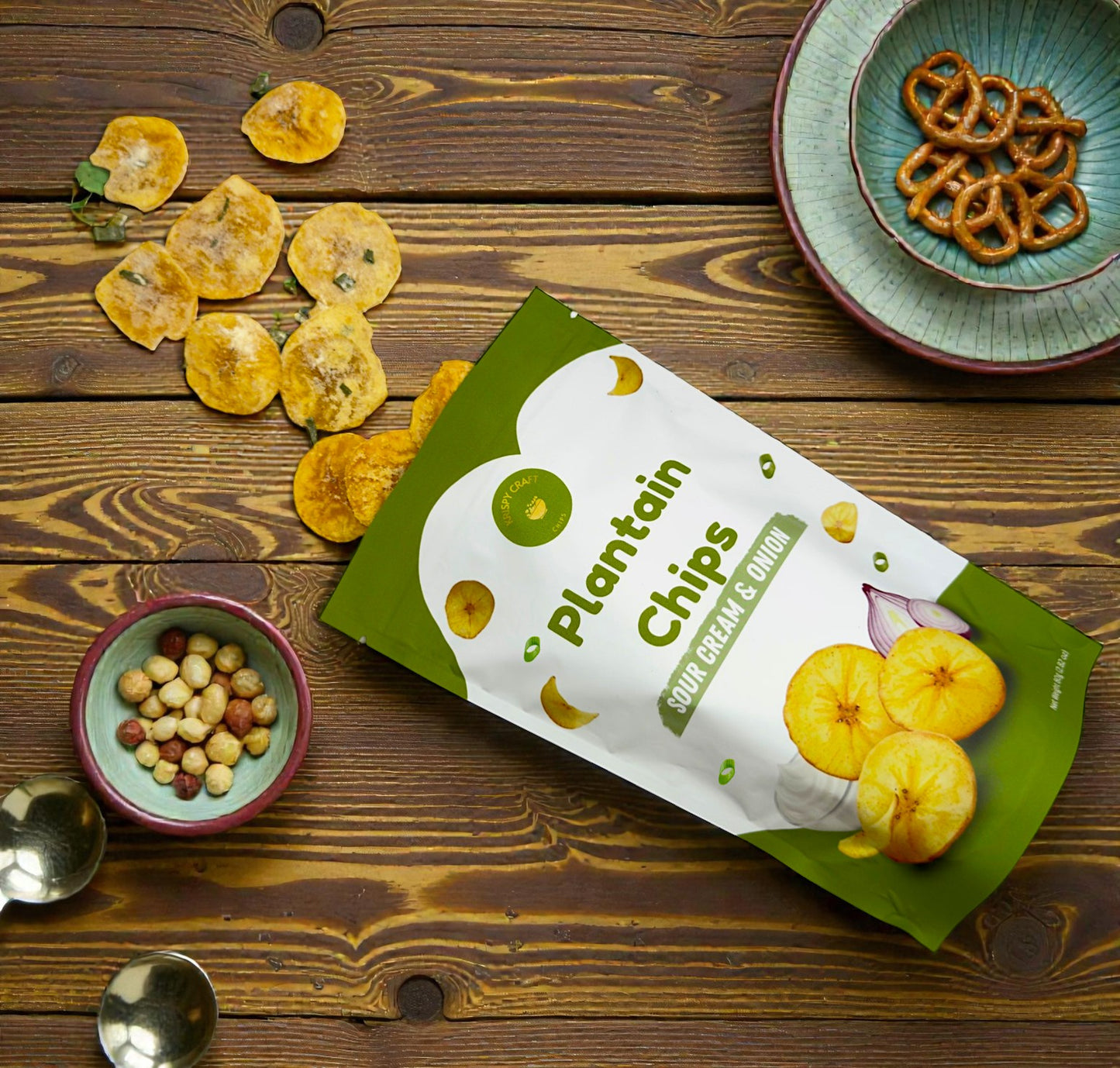 Sour Cream & Onion Plantain Banana Chips