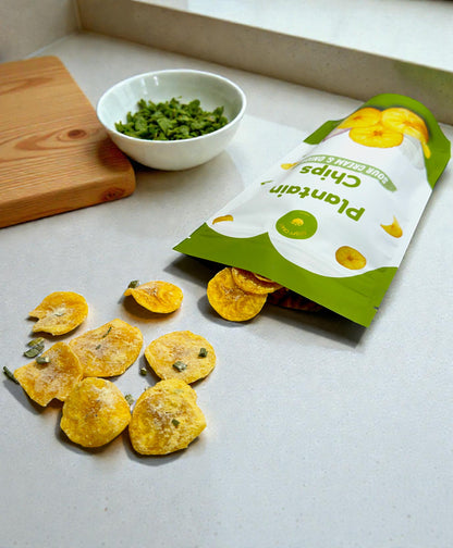 Sour Cream & Onion Plantain Banana Chips