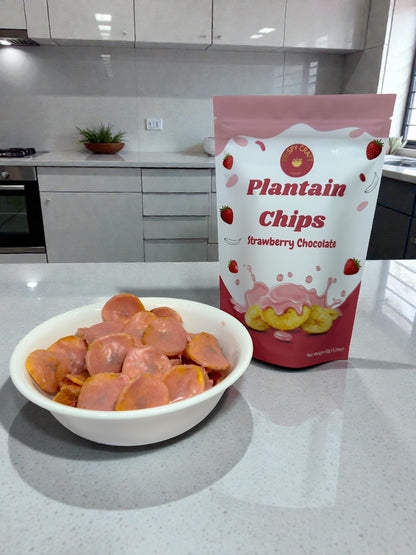 Strawberry Plantain Banana Chips