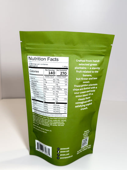 Sour Cream & Onion Banana Chip